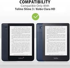 MyGadget Fodral för Tolino Shine 3 med Handrem och Auto Sleep/Funktion - Svart Flipcase