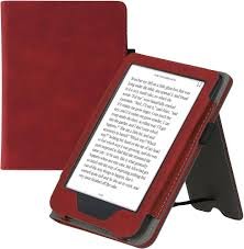 Kwmobile Fodral för Kobo Clara 2E - Mörkröd Konstläder